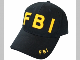 FBI  čierna šiltovka s vyšívaným logom materiál 100% bavlna univerzálna nastaviteľná veľkosť
